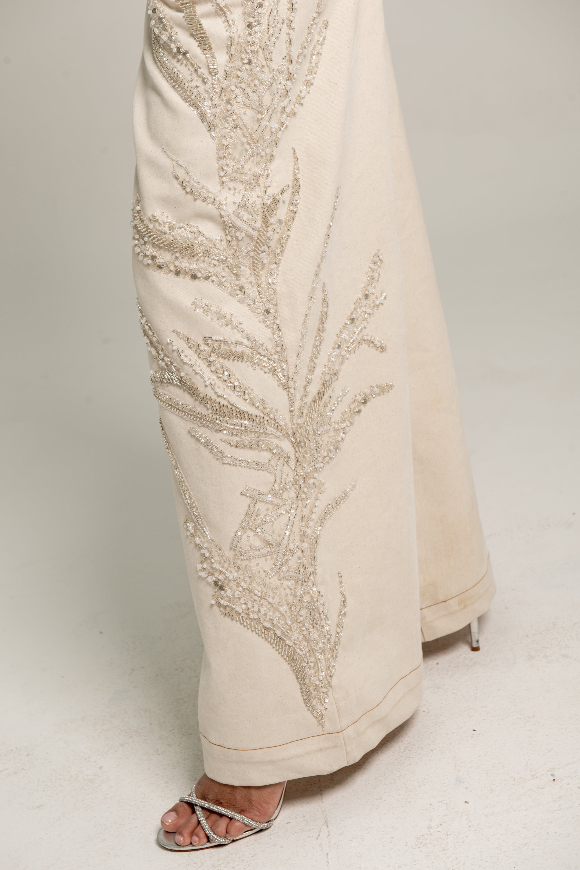 PANTALON MAREN CRUDO RECAMADO